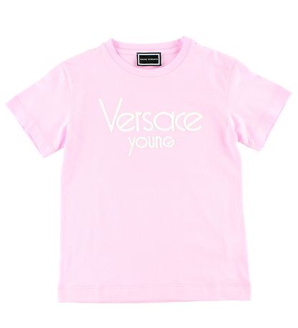 Young Versace T-shirt - LyseRød m. Hvid