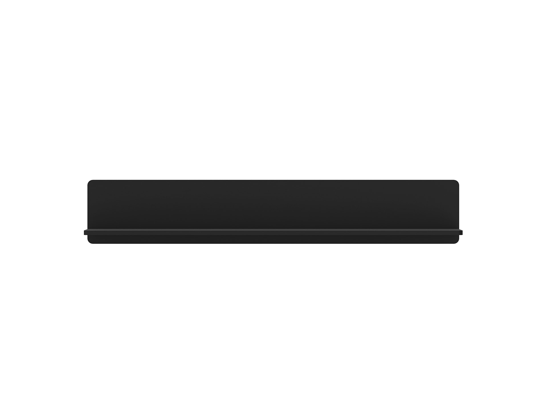 Wandboard NORICA 140x24 schwarz matt