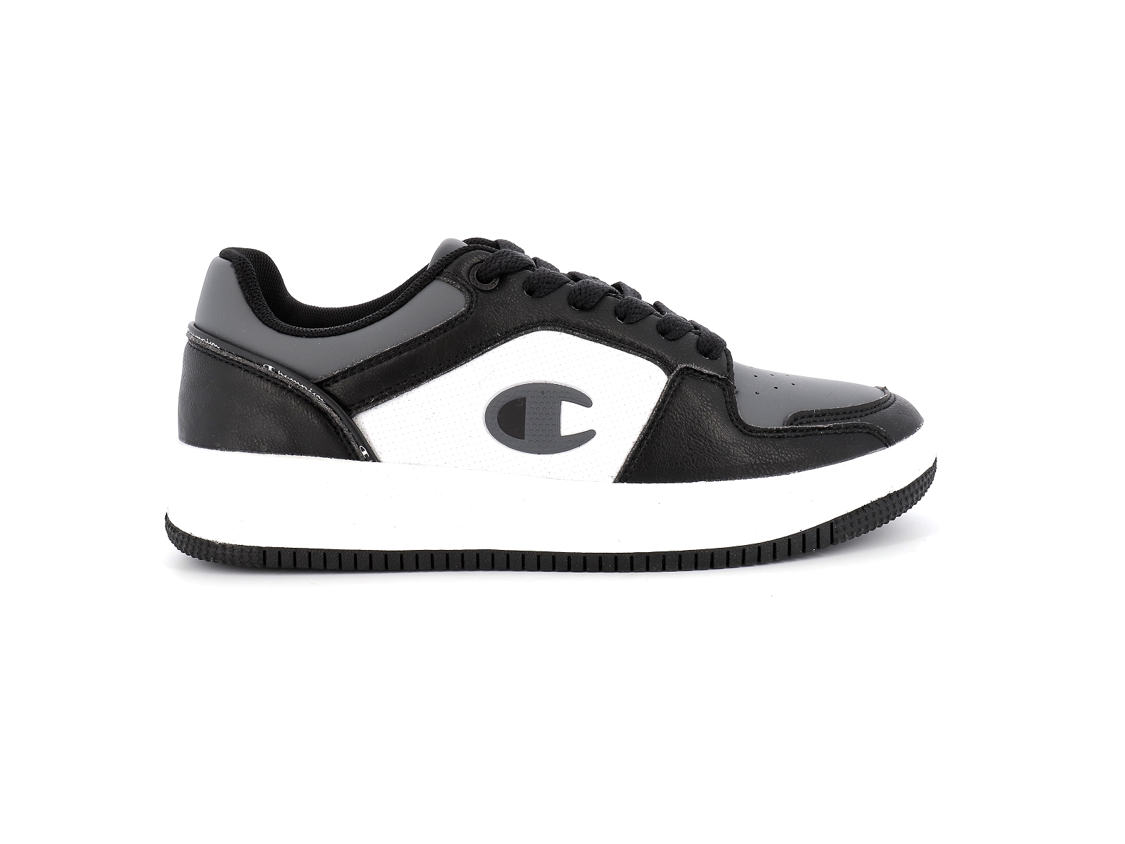Champion-S21727 Matières combinées Noir Gris