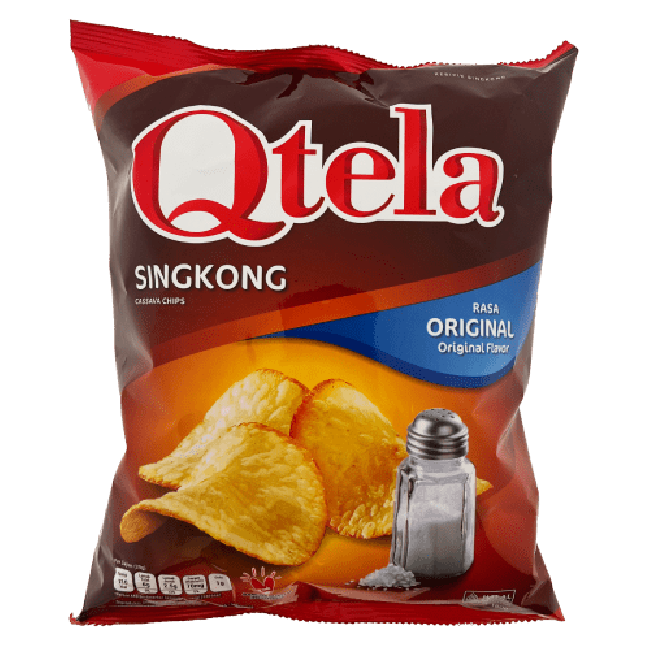 Qtela Cassava Chips Origineel 180g