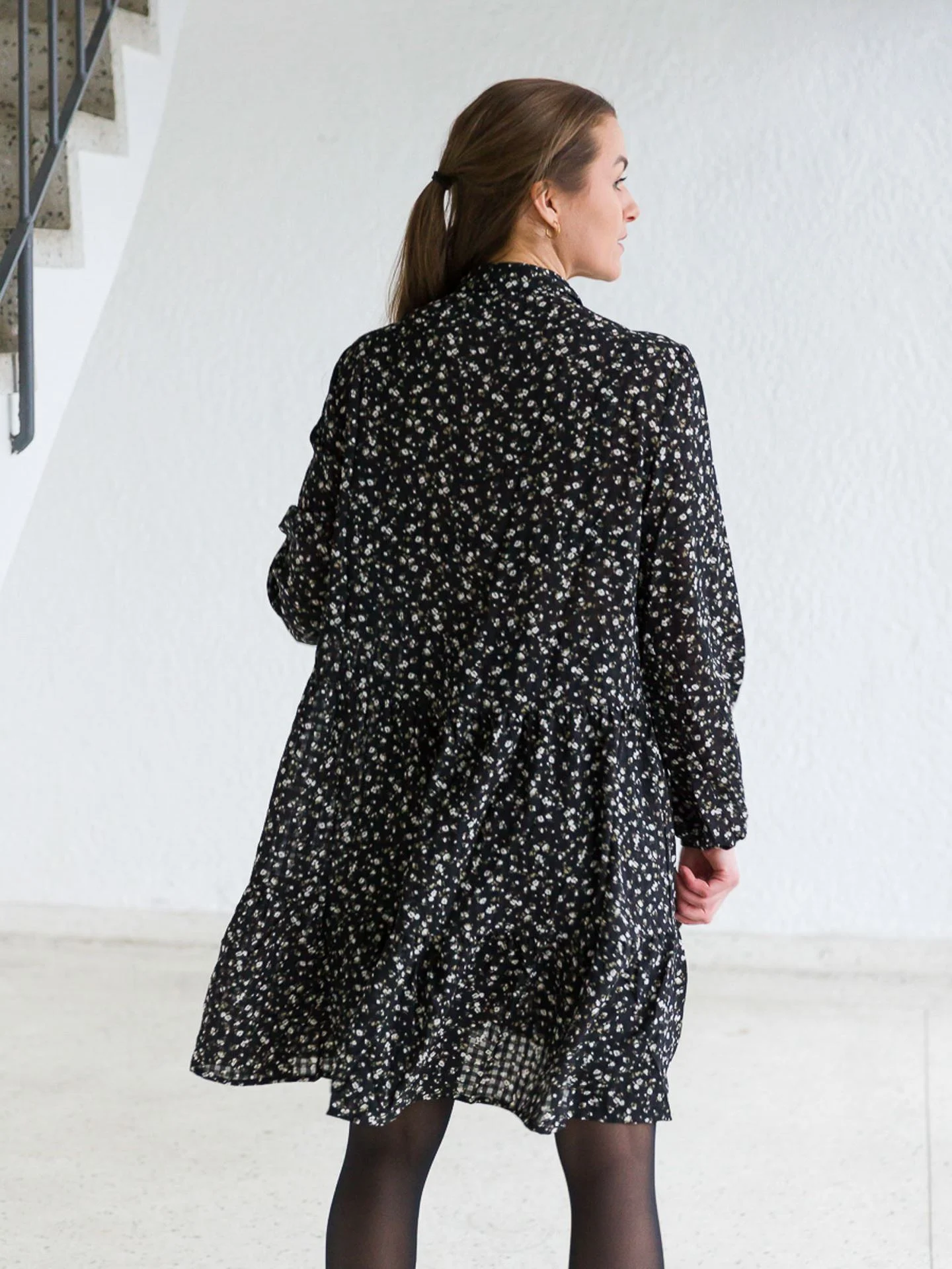 Oceanna Long Sleeve Dress All Over Print