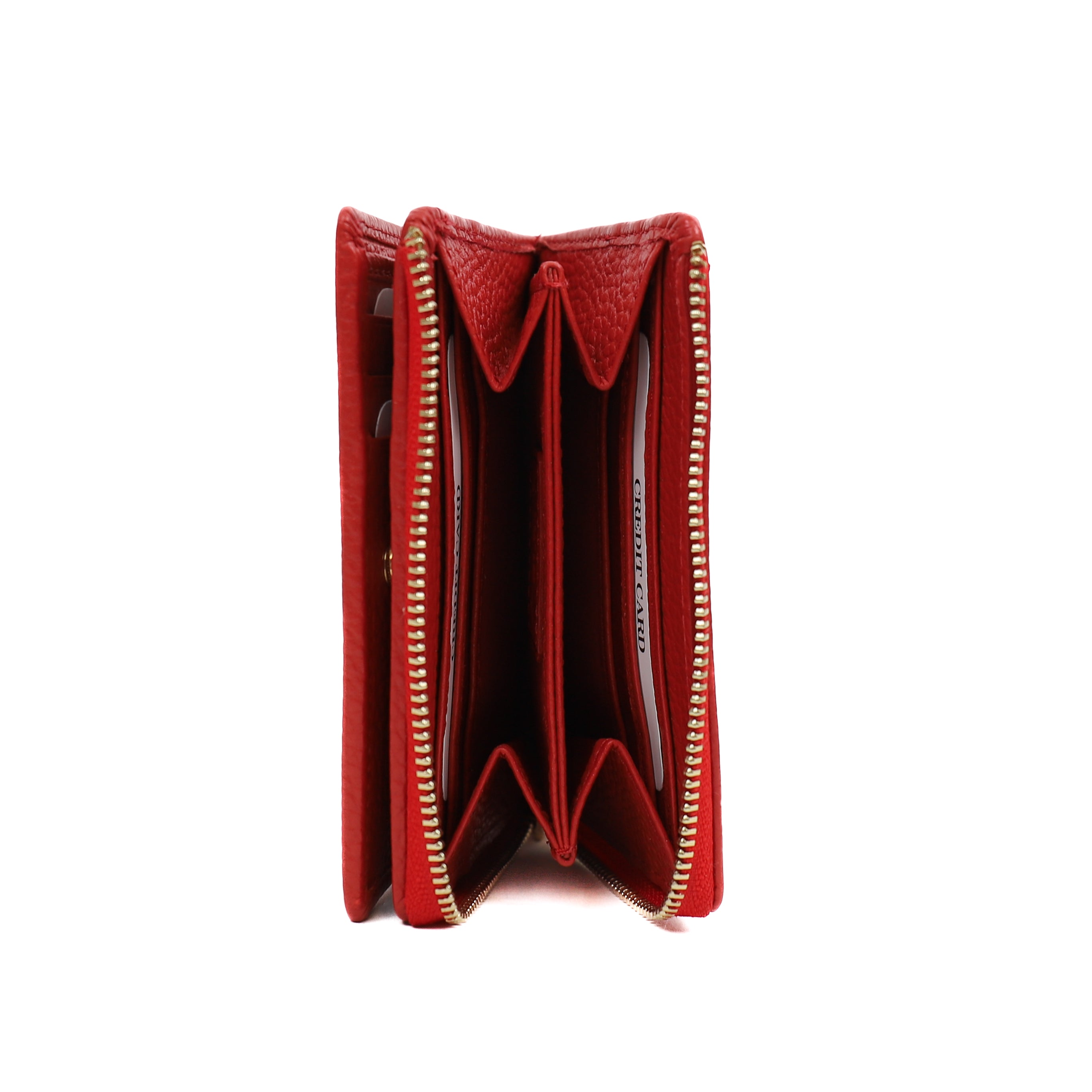 Ritsportemonnee 'Vida' Red Red