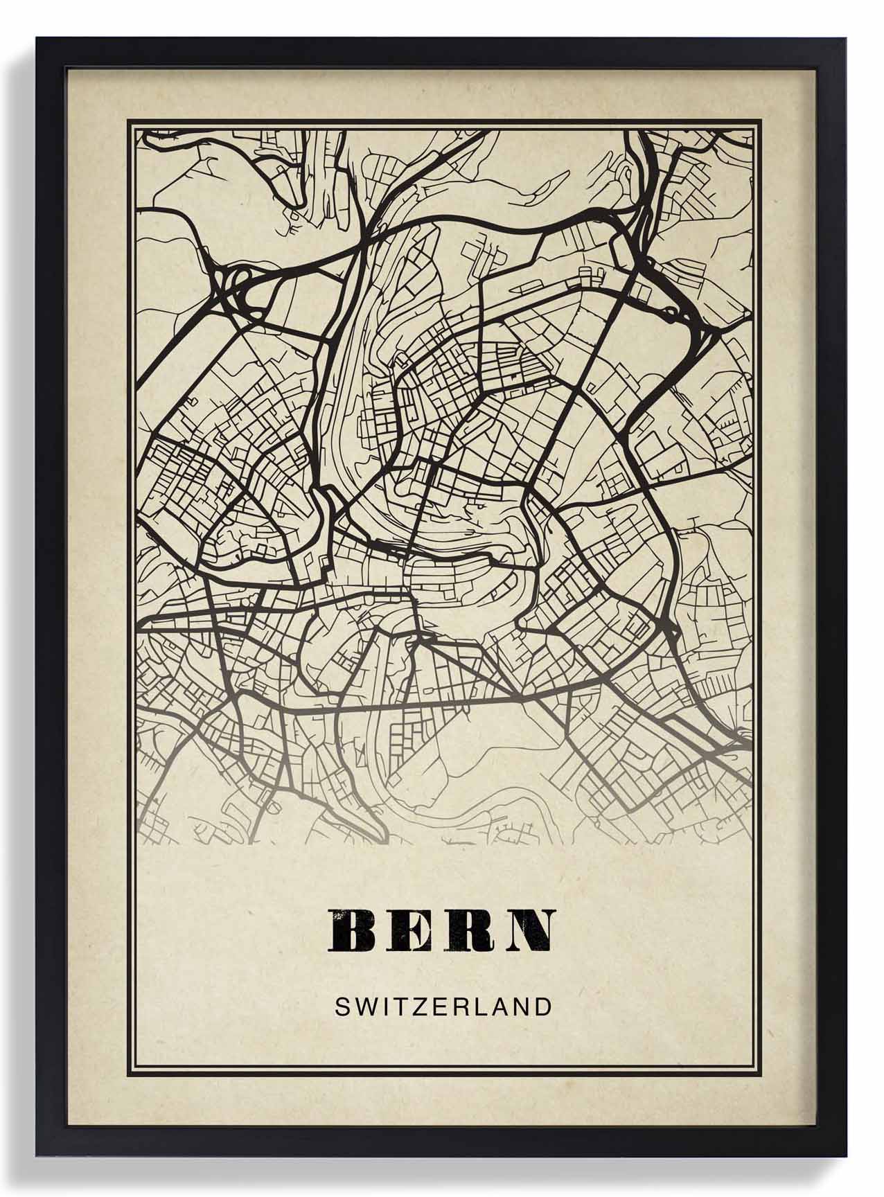 Bern Stadt Sepia