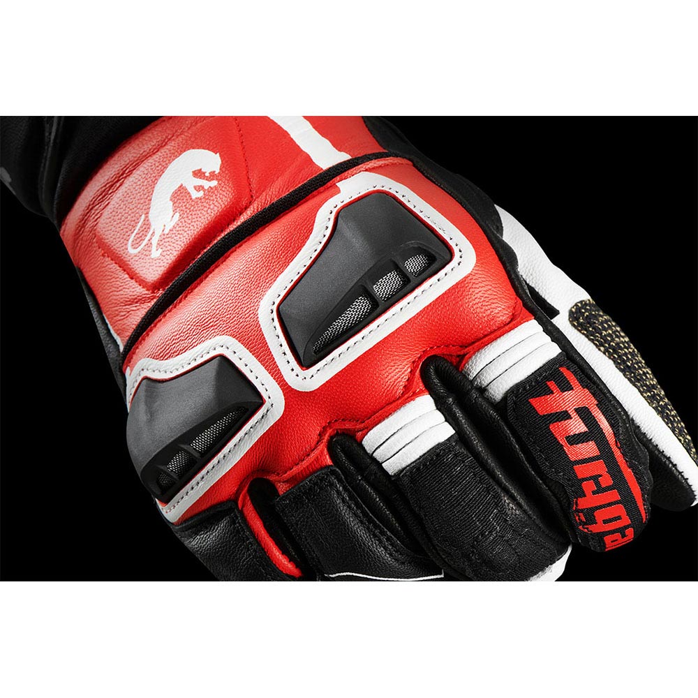 Furygan - Gants Styg15 Noir / Blanc / Rouge