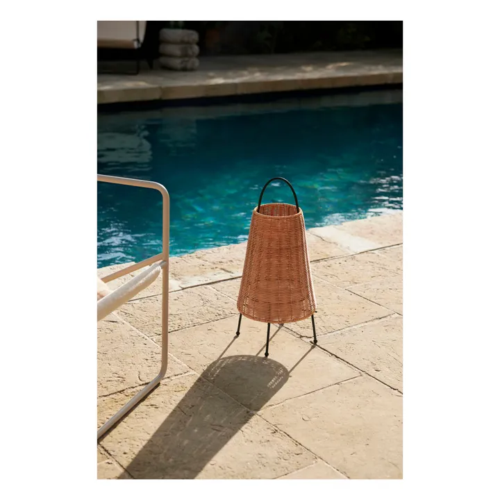Ferm Living Lampe à poser Porti en rotin