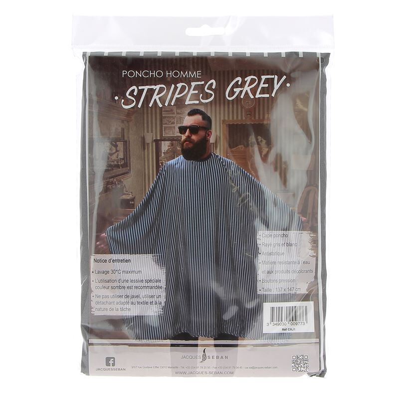 Cape de coupe poncho homme