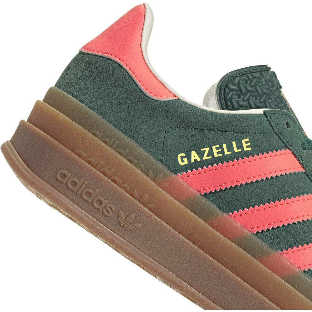 Køb adidas Originals Collegiate Green/Signal Coral/Cream White Gazelle Bold J Sneakers