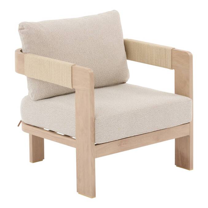 Fauteuil de salon de jardin ORYNA Beige / Honey