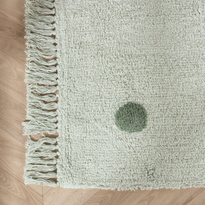 Vloerkleed Kinderkamer - Lou Dots Groen