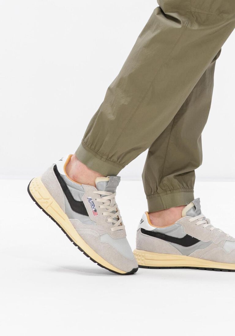 grijze autry lage sneakers reelwind low man