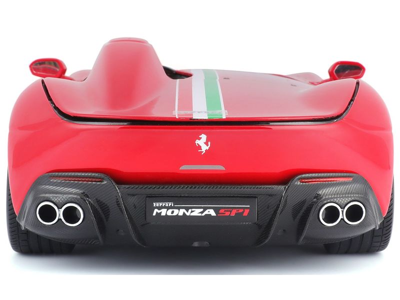BBurago Ferrari Signature Monza SP1 Rot 1:18 Sammlermodell im Massstab 1:18