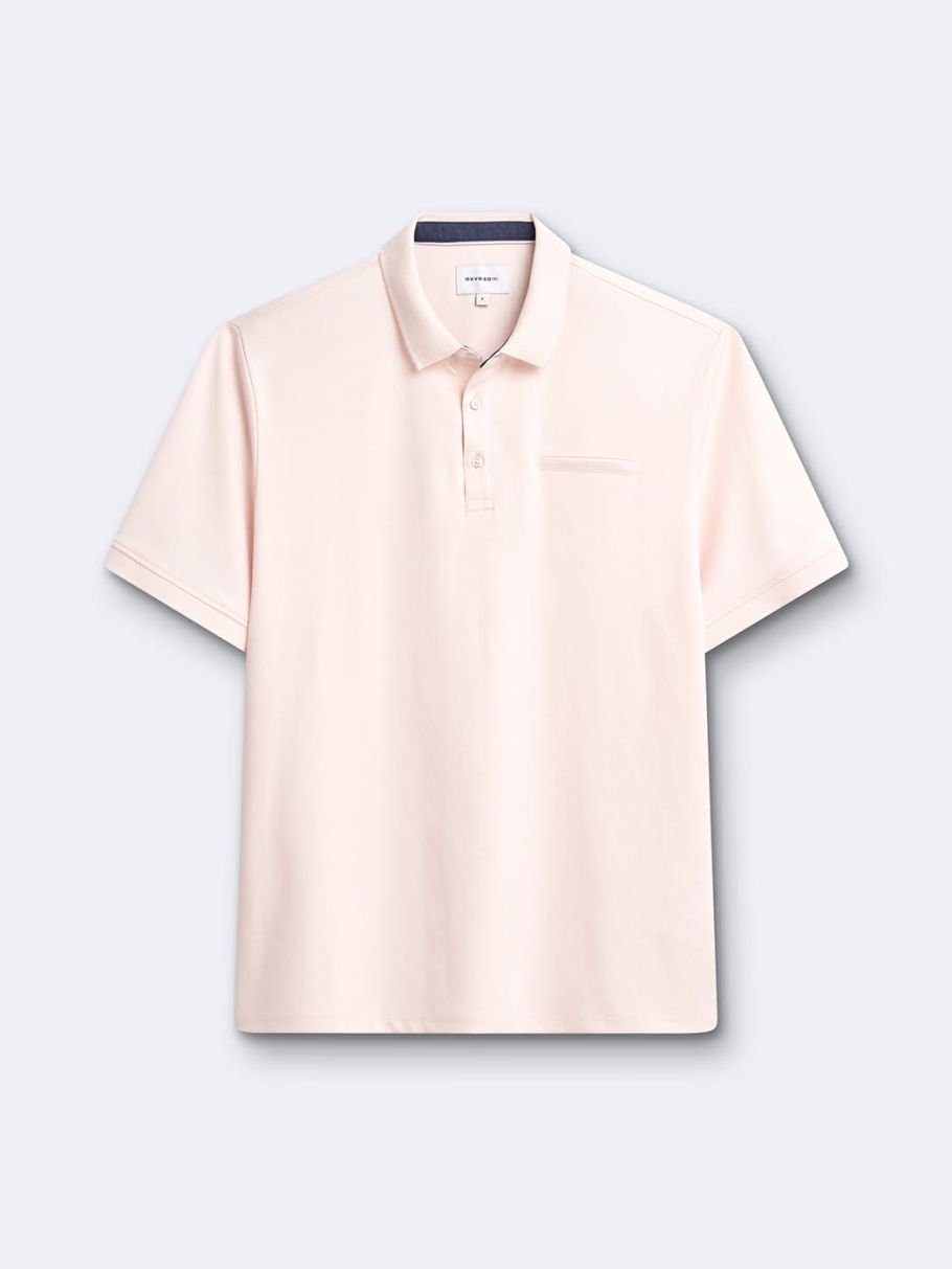 Polo à manches courtes uni