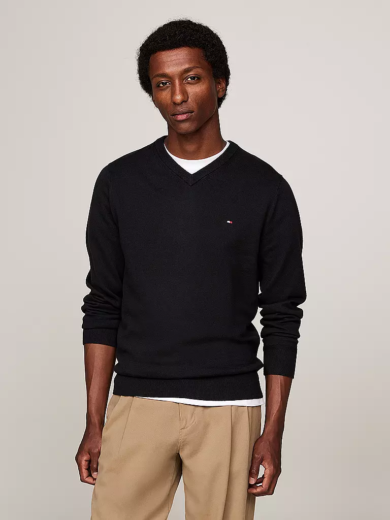 TOMMY HILFIGER Pullover schwarz