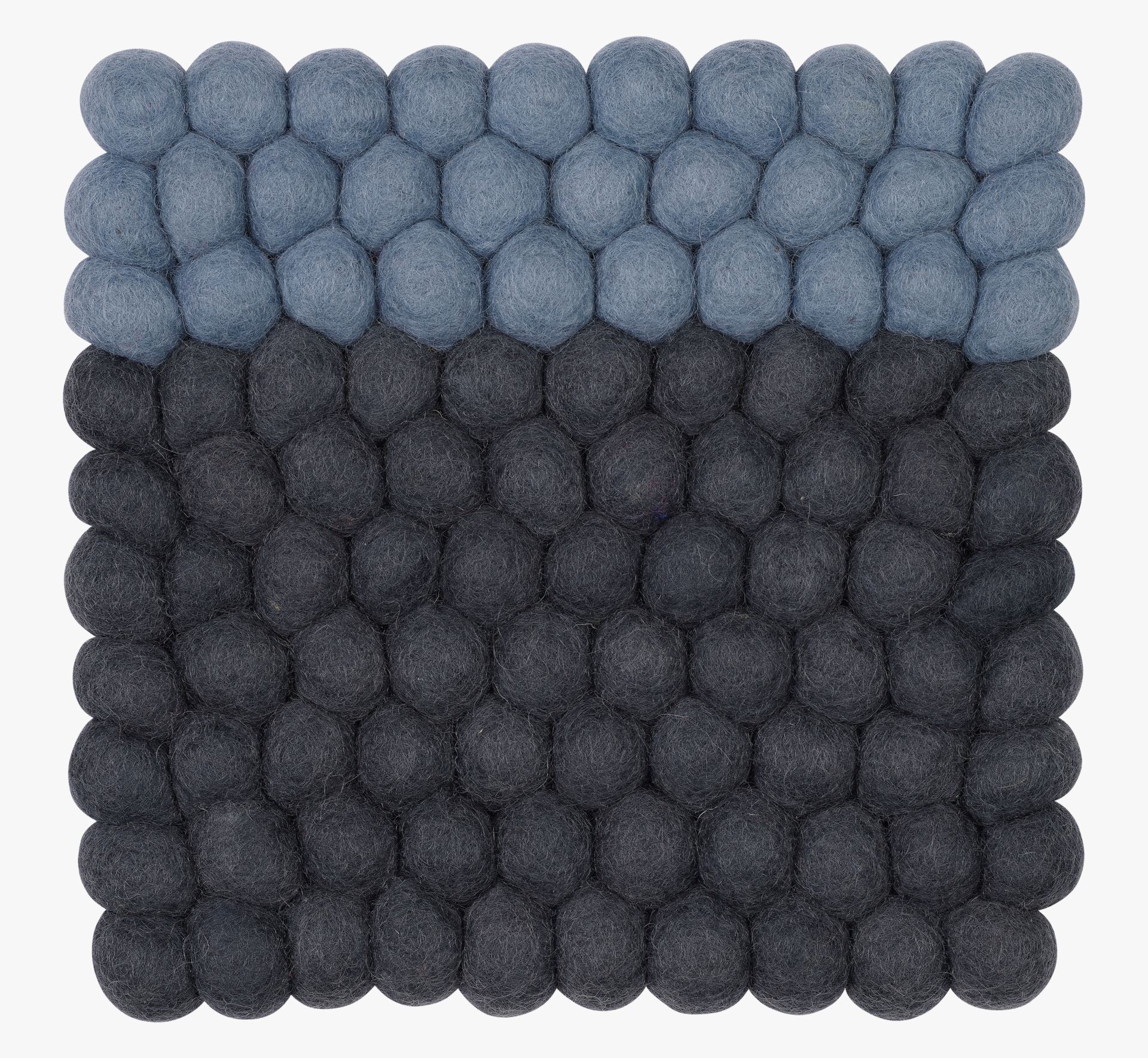 Gryteunderlag blå - 21x21 cm