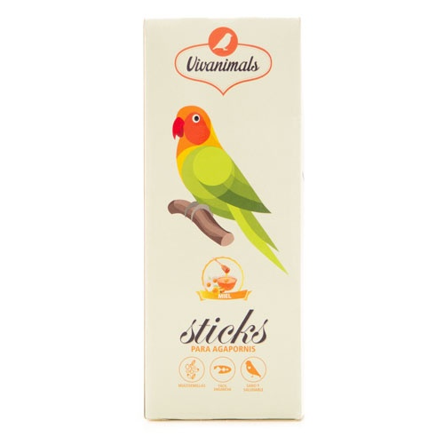 Palitos de mel Vivanimals para agapornis