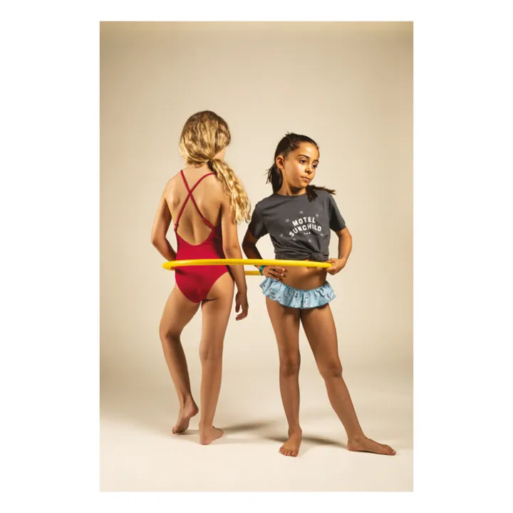 Sunchild Culotte de Bain Santos Fleur | Bleu ciel