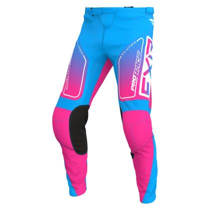 Pantalon cross FXR CLUTCH 24 2024 - Bleu / Rose