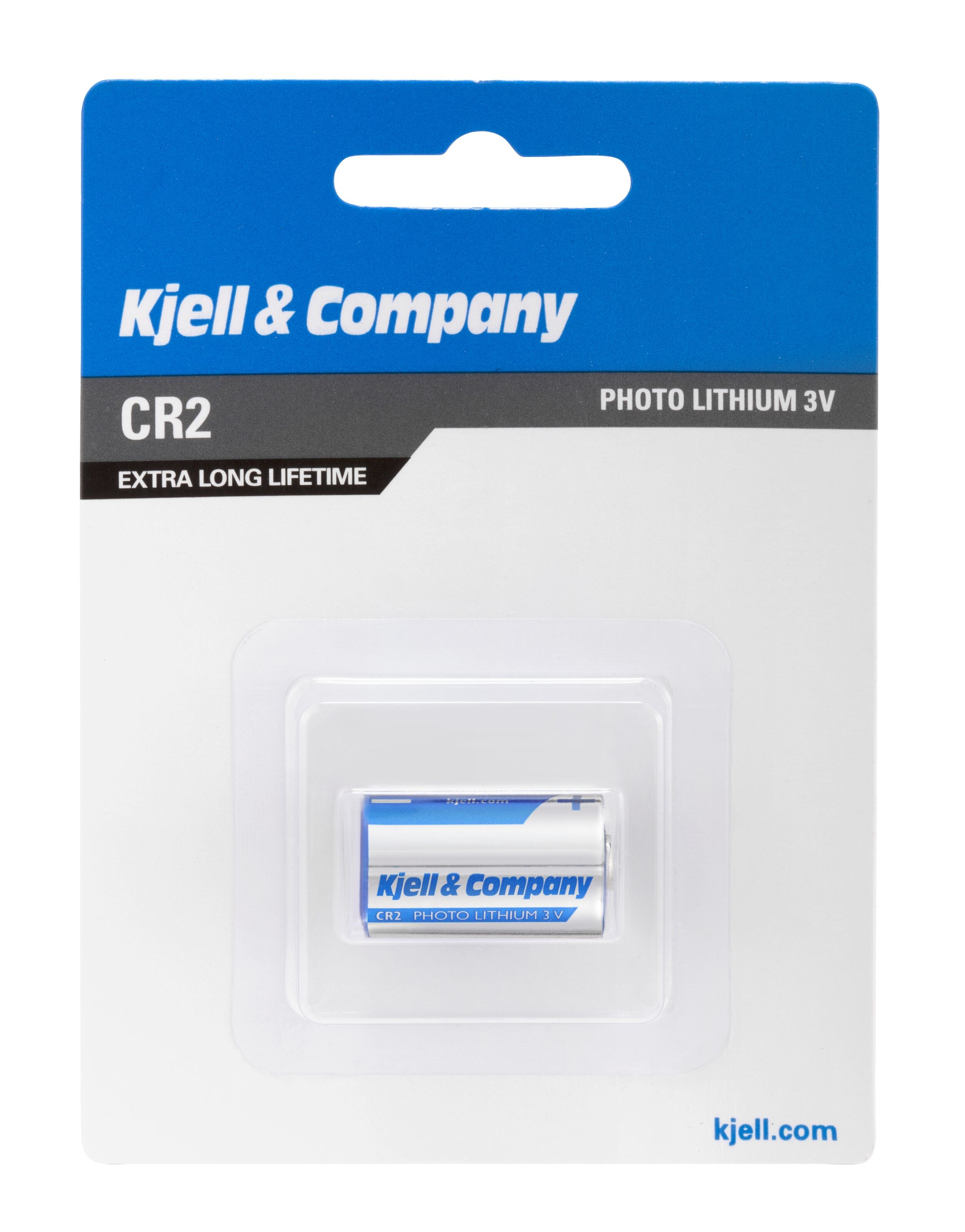 Kjell & Company CR2 Litiumbatteri 1-pk.