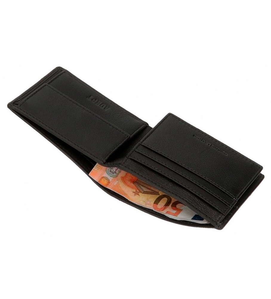 Carteira Joumma Bags Adept Alan Preta - 11x8x1cm -