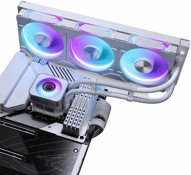 Phanteks Glacier One 360D30 AIO-vandkøler til CPU (hvid)