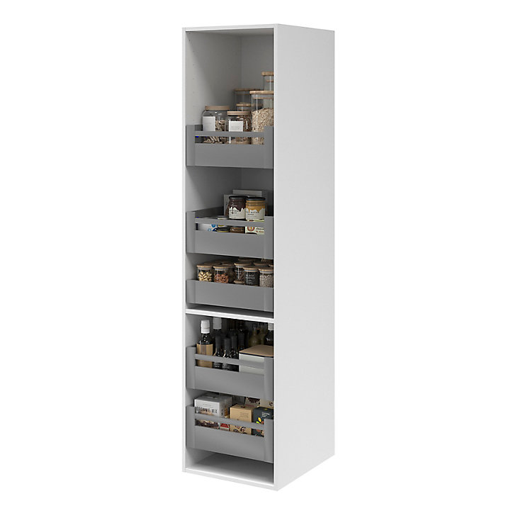 Structure pour colonne électroménager GoodHome Caraway Blanc H. 201 cm x l. 60 cm