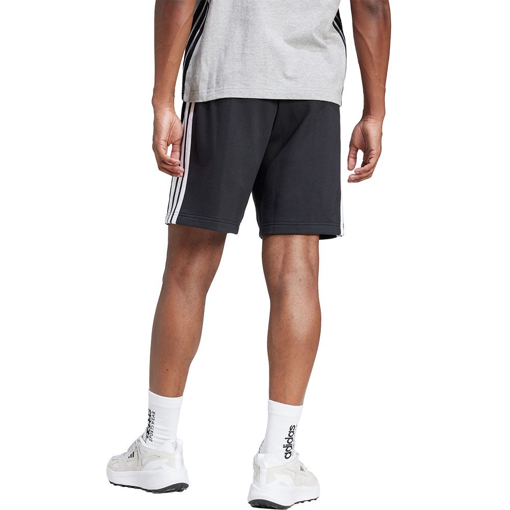 adidas Essentials 3-Streifen French Terry Shorts Herren schwarz