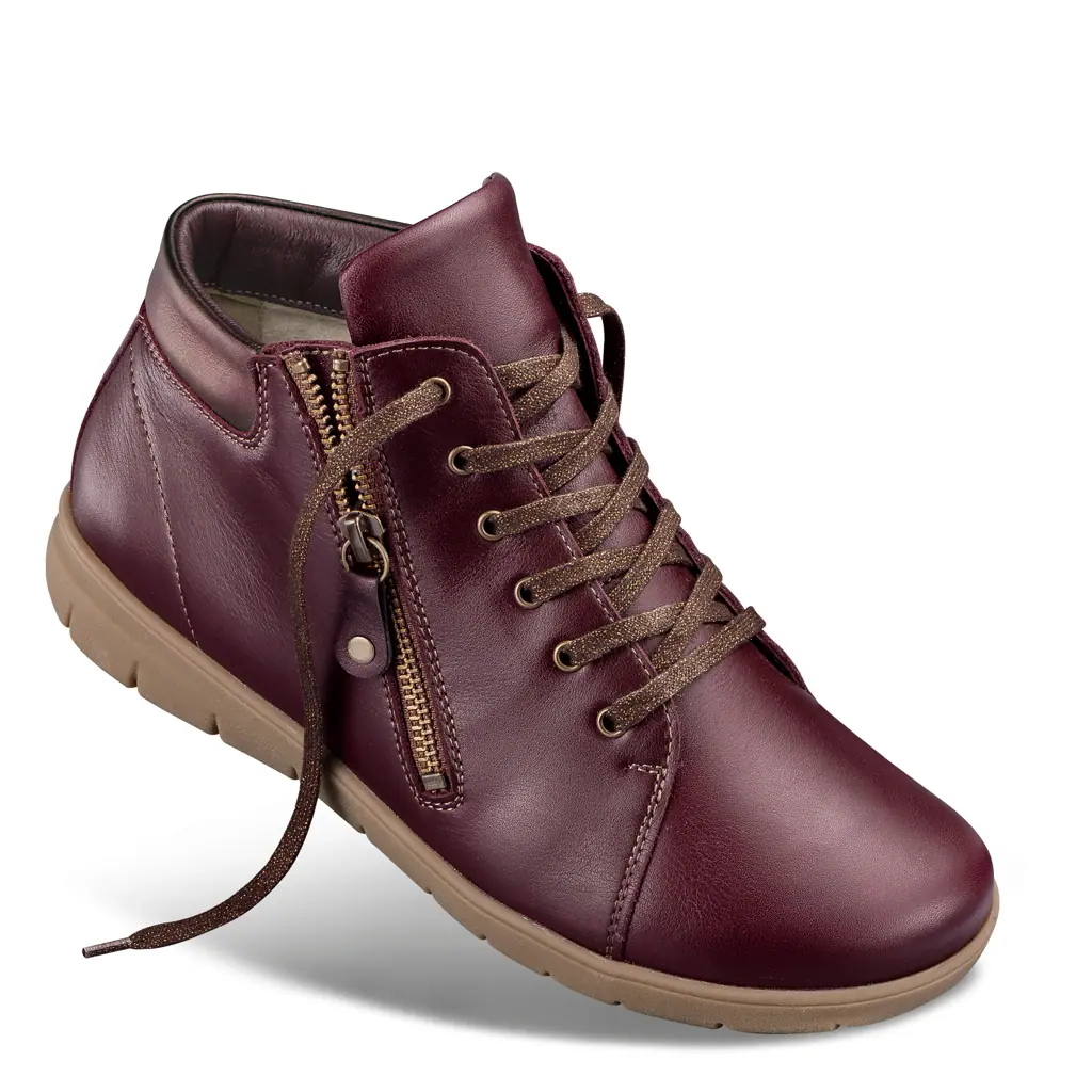 DAMEN - Stiefelette HEDWIG aubergine