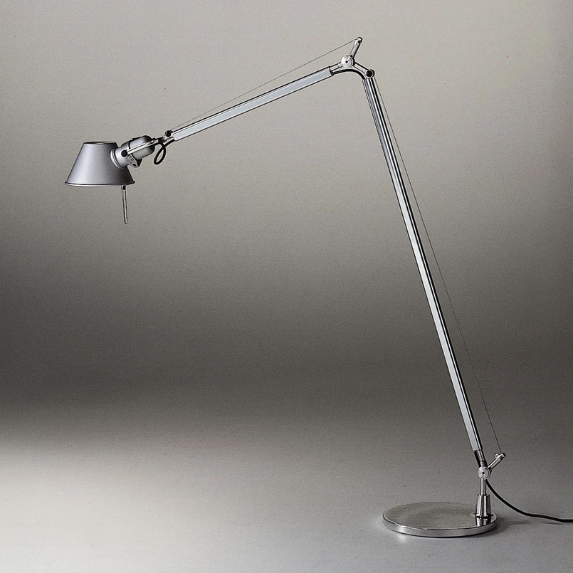 Vloerlamp Tolomeo Lettura aluminium