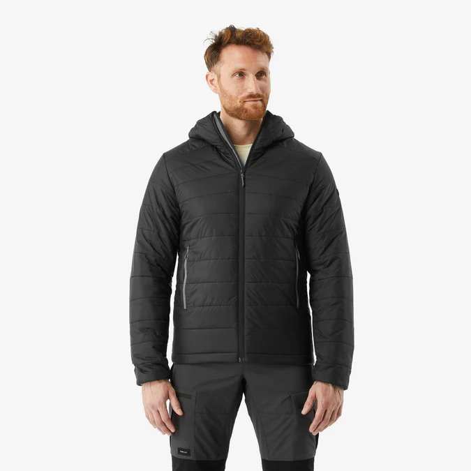 Decathlon Forclaz - Jaqueta sintética com capuz Forclaz MT100 para homem