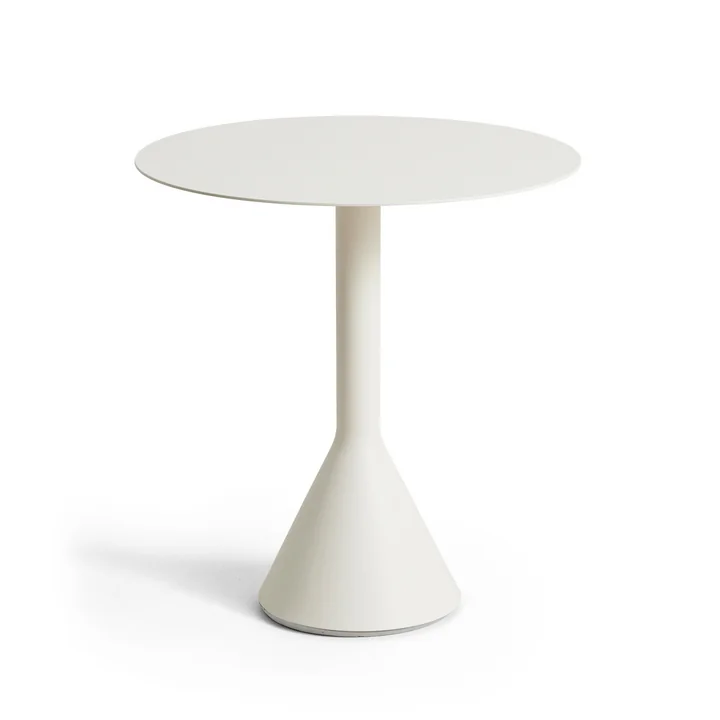 HAY - Palissade Cone Bistrotisch Ø 70 x H 74 cm, cremeweiss