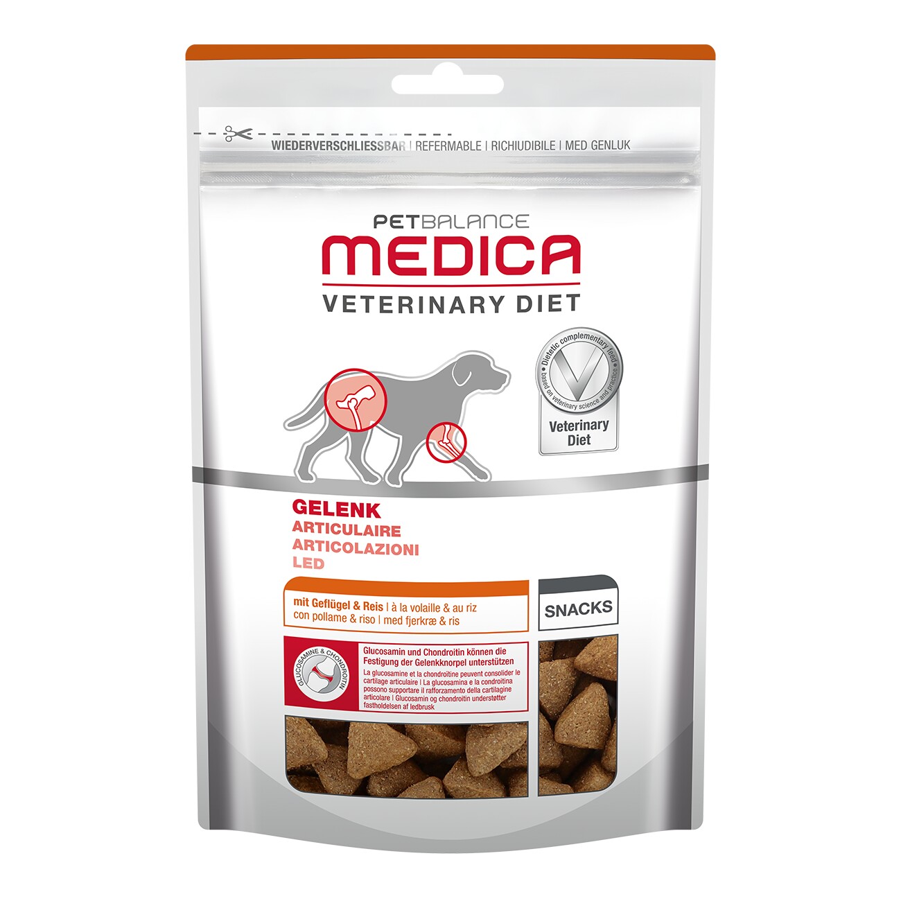 PetBalance Medica Gelenk Snacks mit Geflügel & Reis 2 x 125g