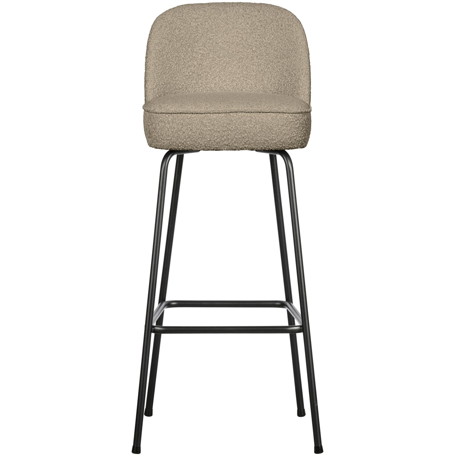 WOOOD Vogue Barkruk H 103 cm - Polyester - Beige