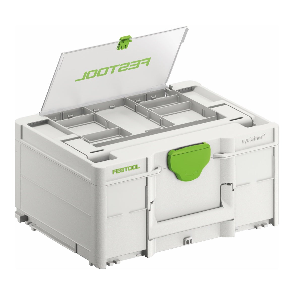 Festool SYS3 DF M 187 Systainer gereedschapskoffer met dekselvak (577347) 396 x 296 x 187 mm 15,9 l aansluitbaar