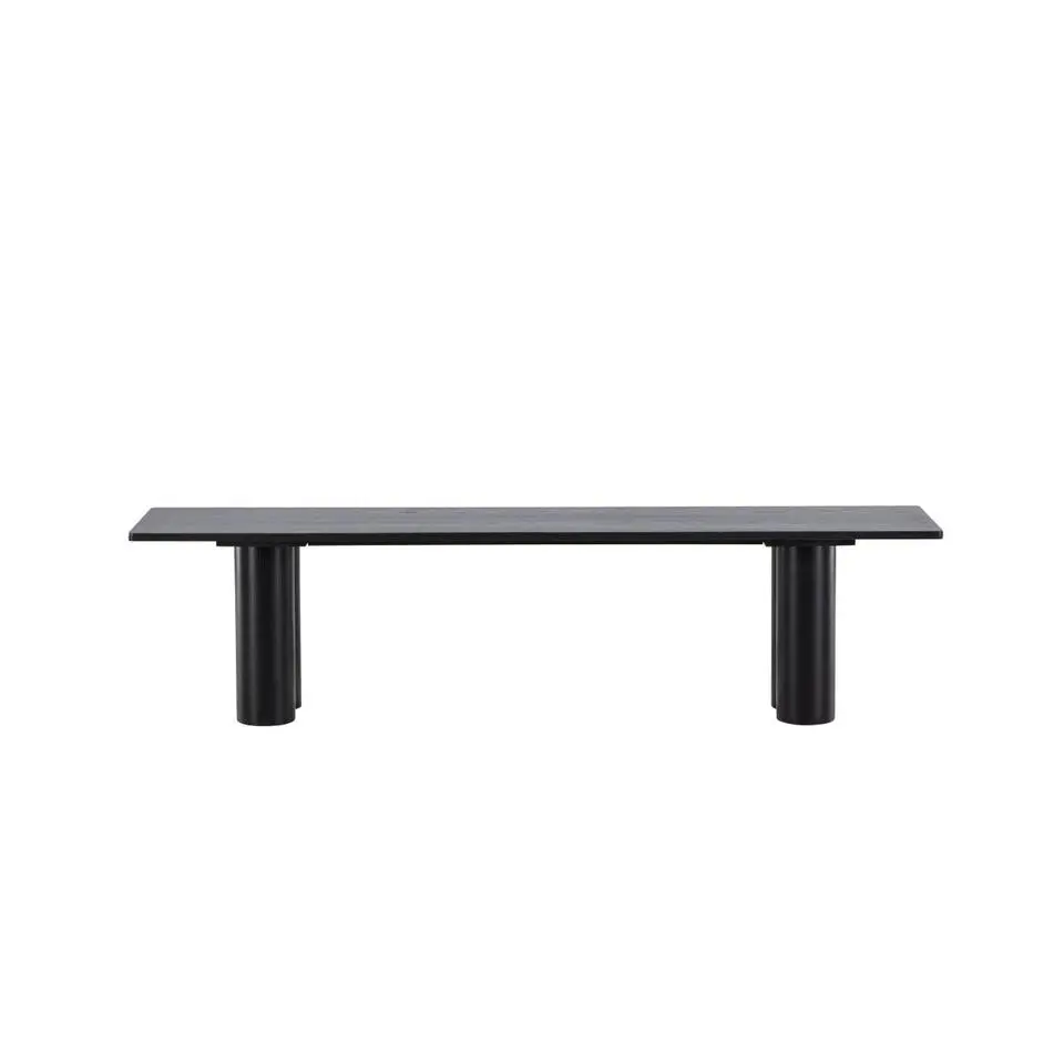 Svea - Rova eetkamerbank - 180 cm - zwart