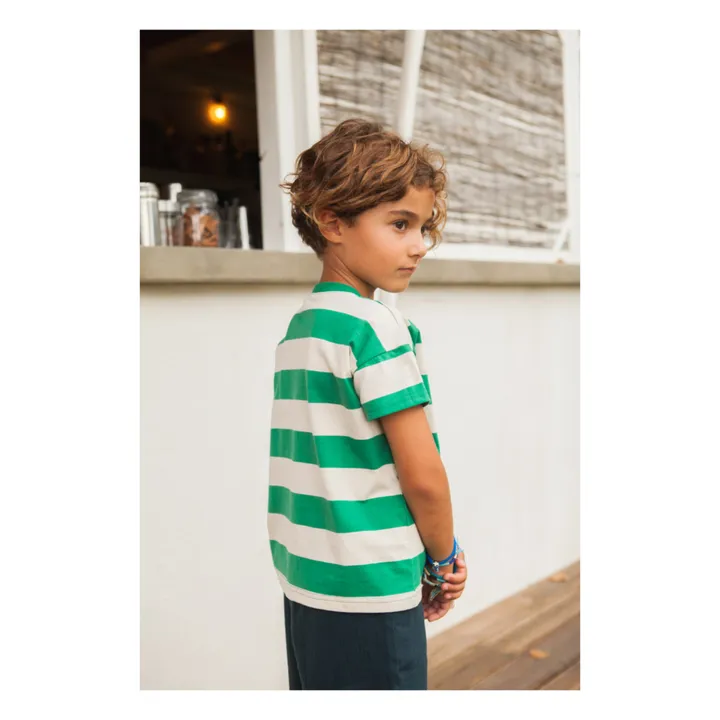 Marlot Paris T-Shirt Rayé Augusto  | Vert