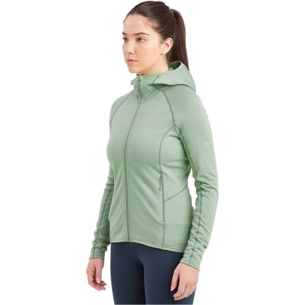 Veste polaire randonnée MONTANE W PROTIUM HOODIE PALE SAGE PALE SAGE