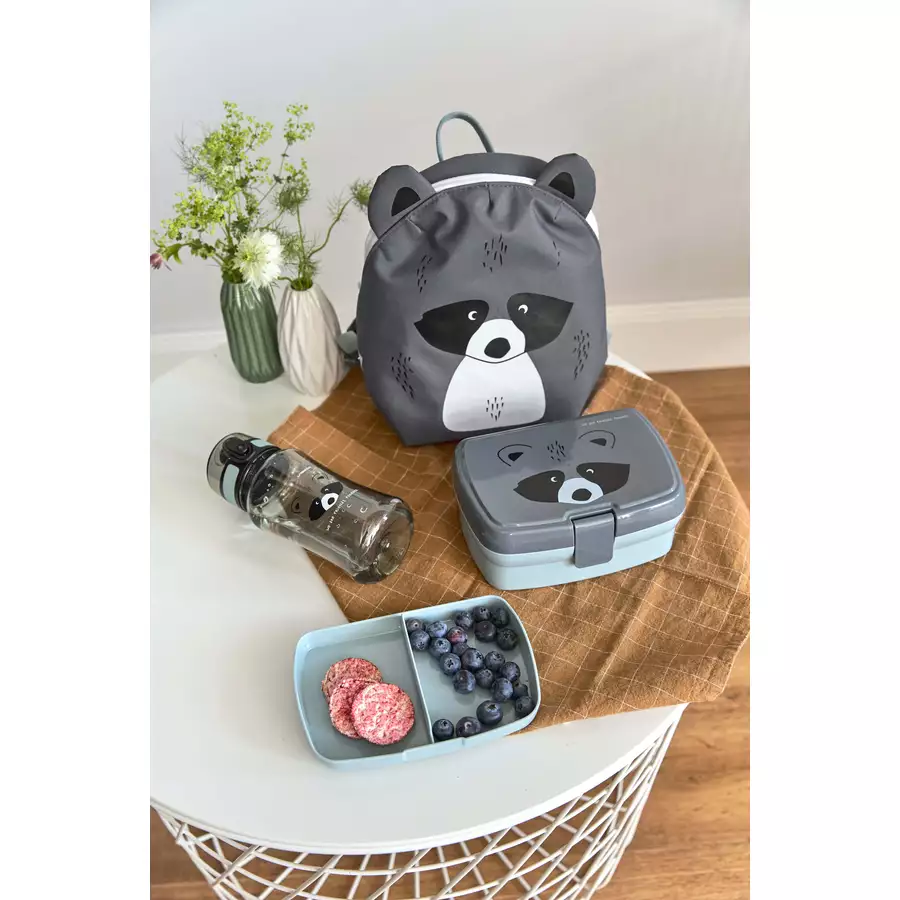 Lässig Kinderrucksack mit Brotdose & Trinkflasche About Friends grau