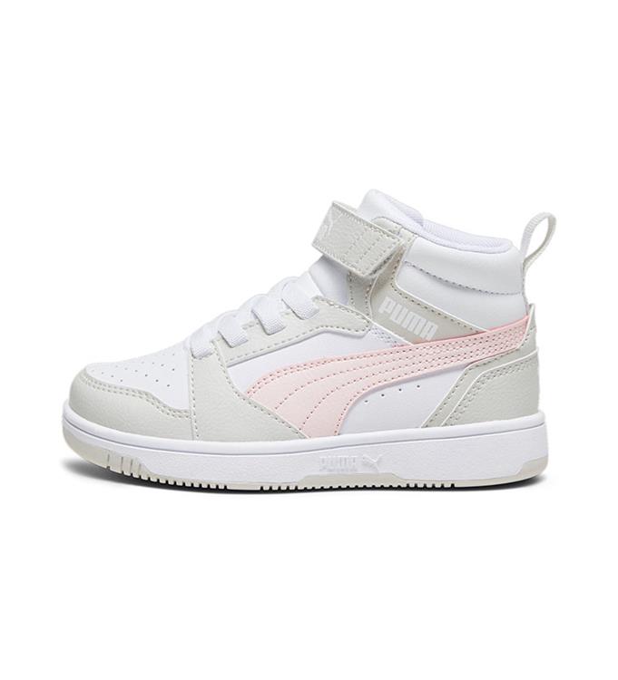 PUMA PUMA REBOUND V6 MID AC   P 393832 PUMA-WHITE-FROSTY-PINK-SEDATE
