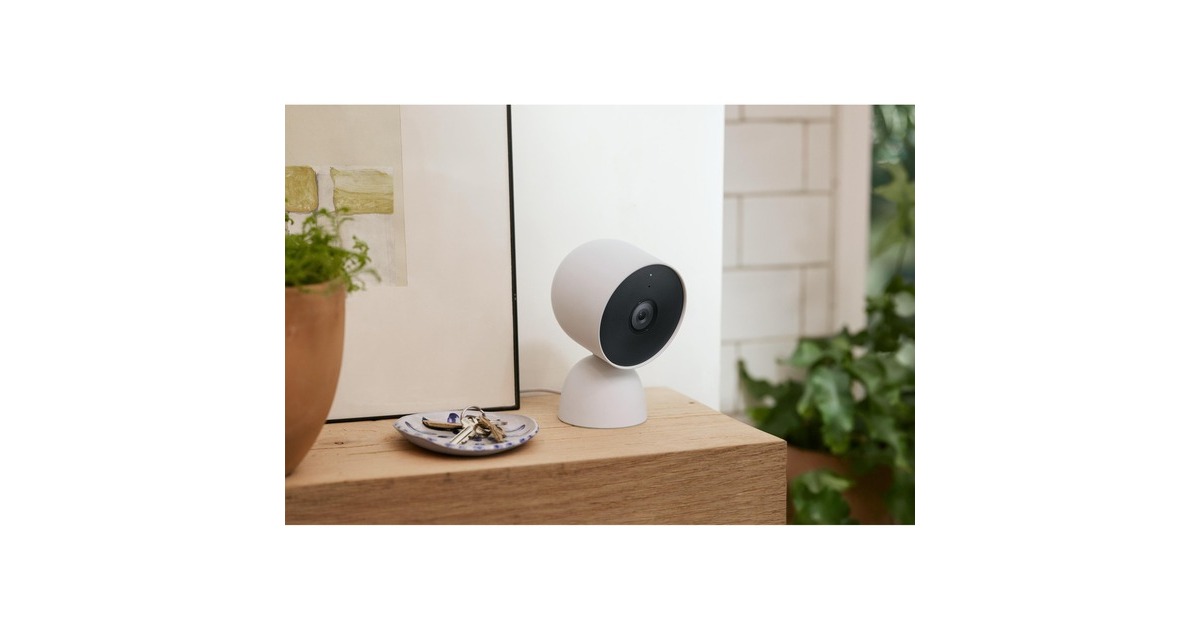 GoogleNest Cam beveiligingscamera  (Wit, 2 stuks)