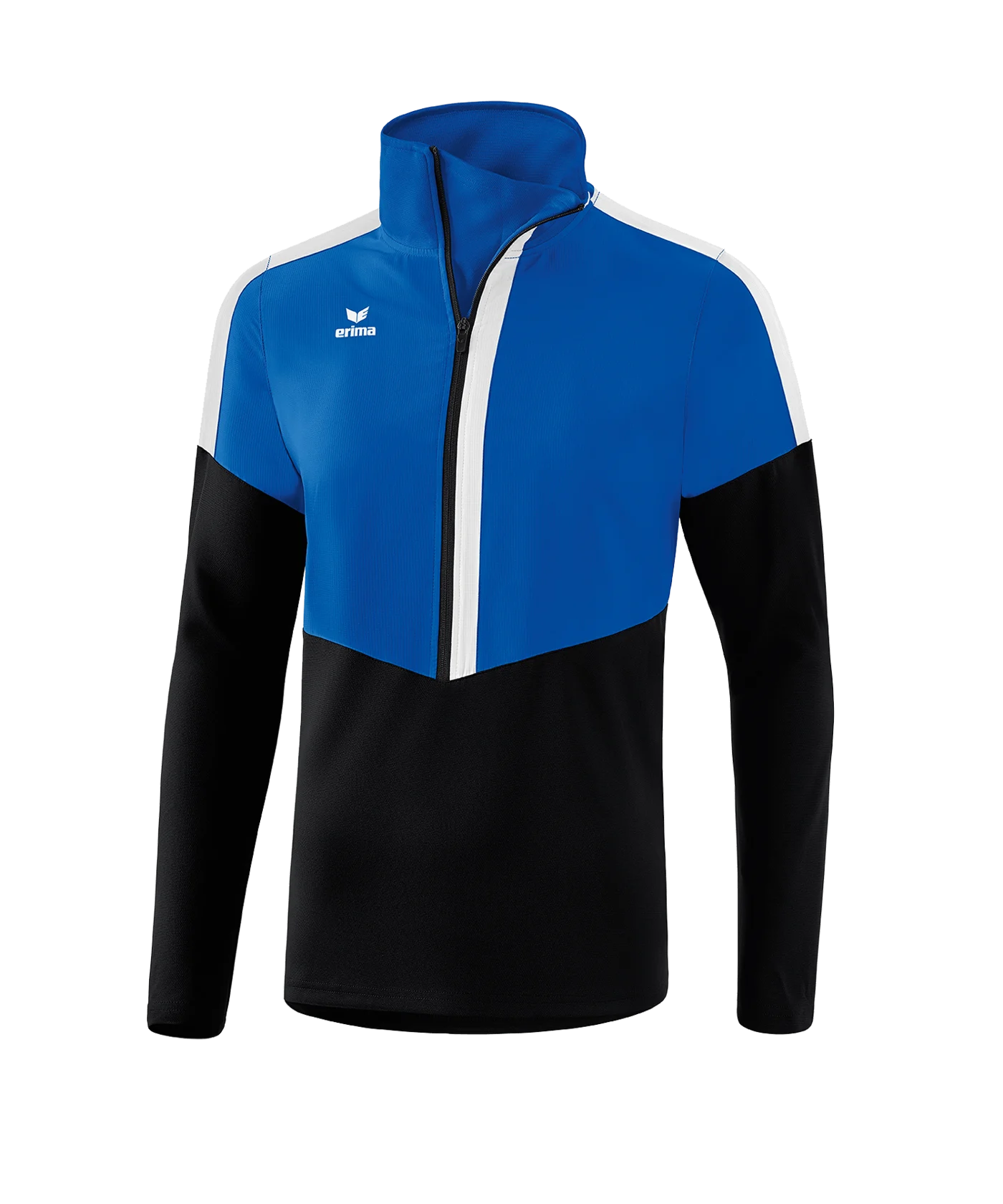Erima Squad HalfZip Sweatshirt Blau Schwarz