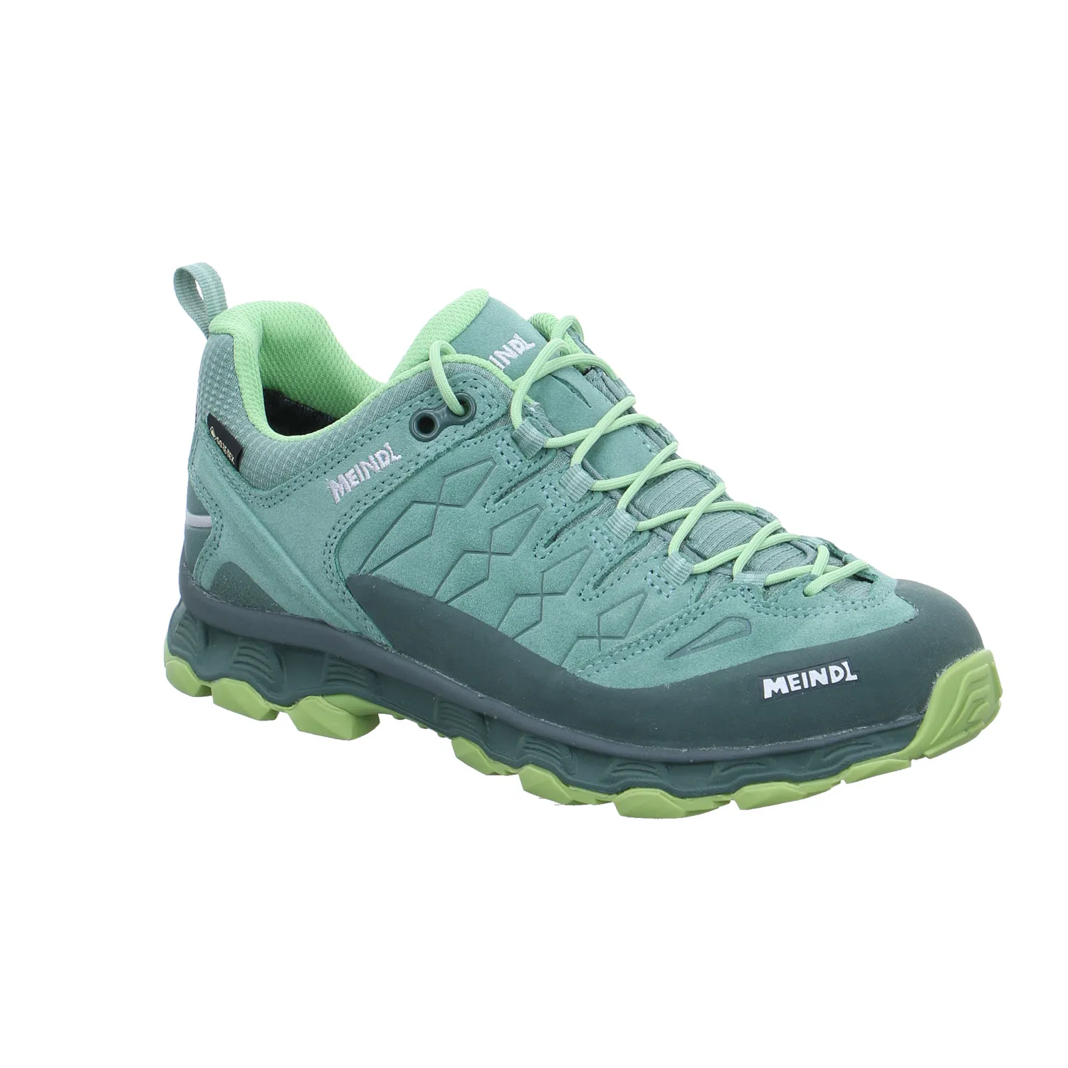 MEINDL Walking / Outdoor Damen Pastelgrün Leder  Gore-Tex