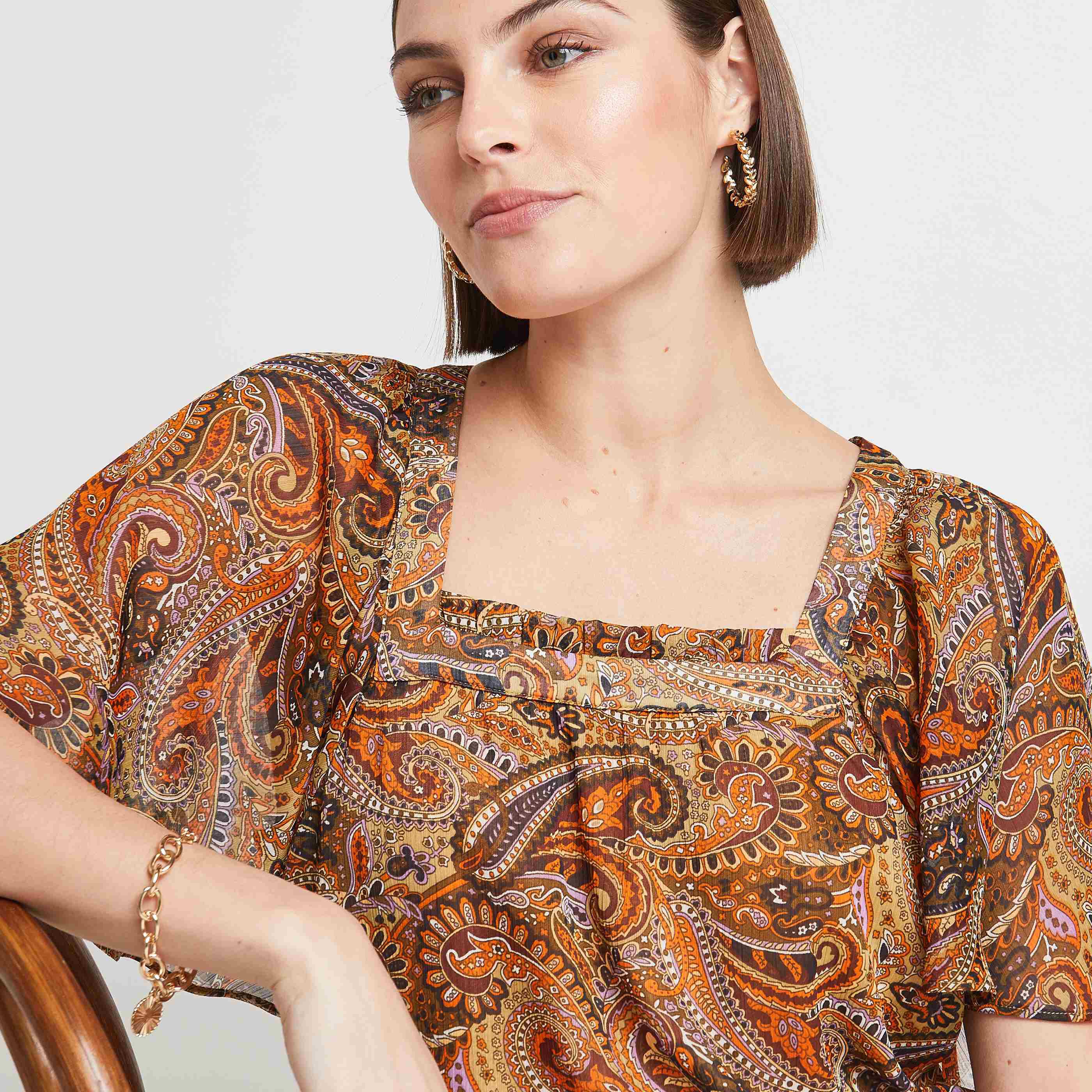 Blouse imprimée femme - IMPRIME