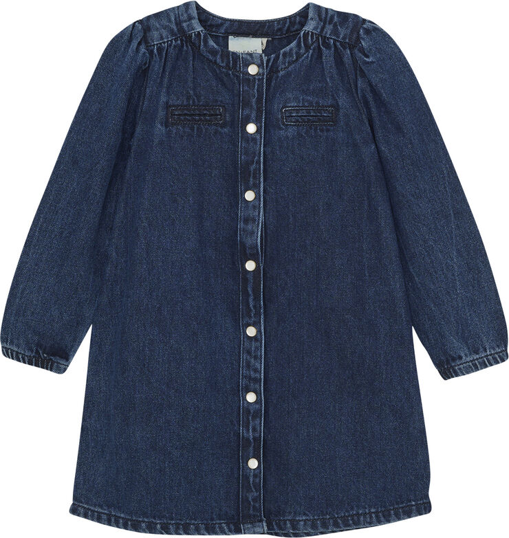 En Fant Dress Denim Dark blue denim