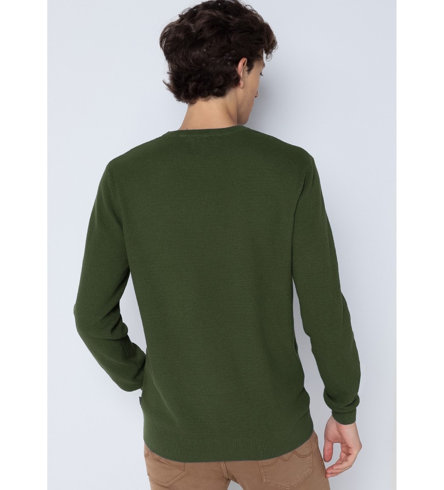 Camisa Six Valves verde básico