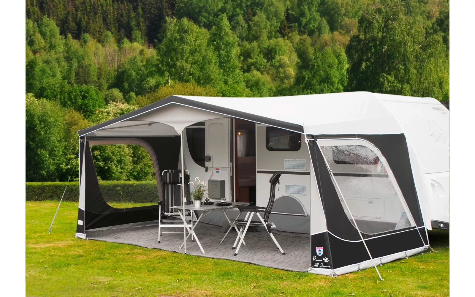 Walker Pioneer 240 All Season Vorzelt mit Glasfibergestänge Größe 1080 Umlaufmaß 1066 - 1095 cm