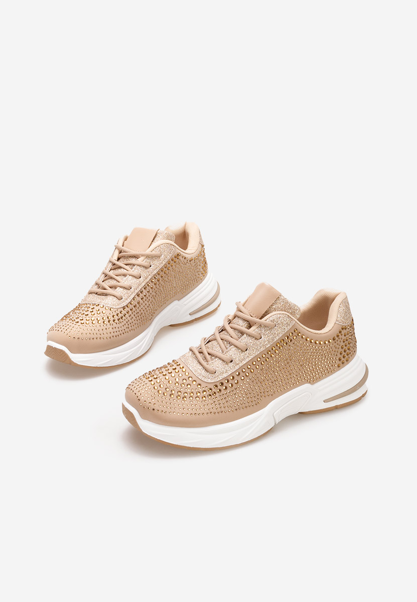 Baskets pour femme beige Kyana