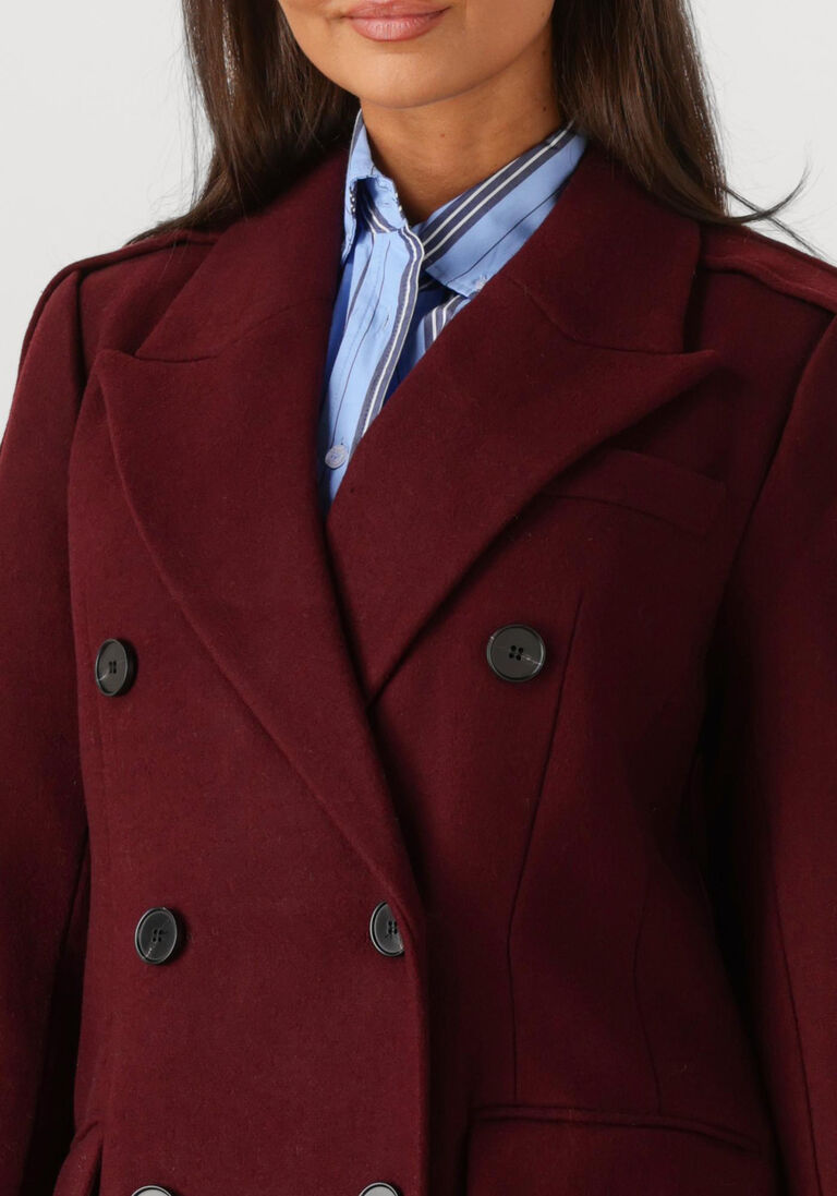bordeaux haute l'amitié mantel lida tailor wool coat