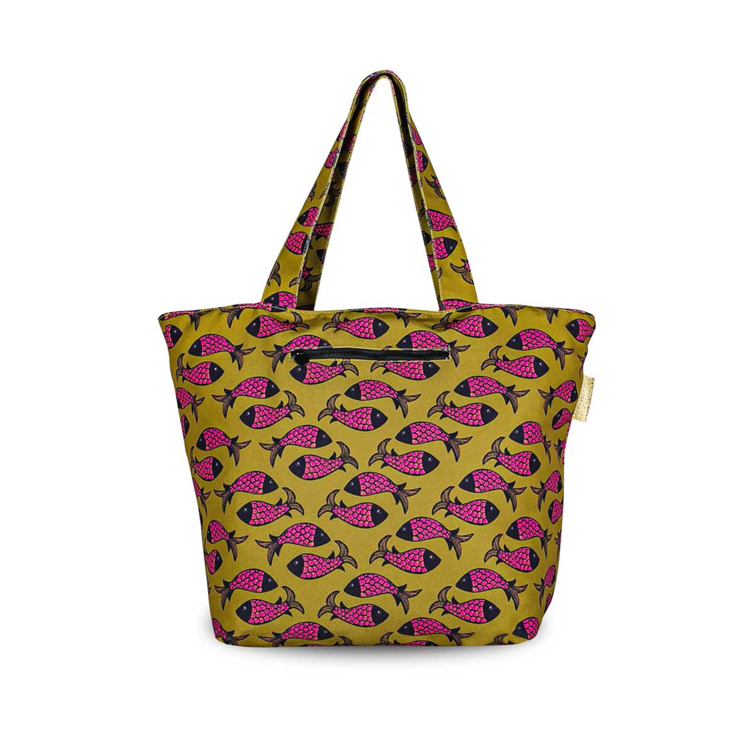 Little Legends Beach Bag Fish Indian pink