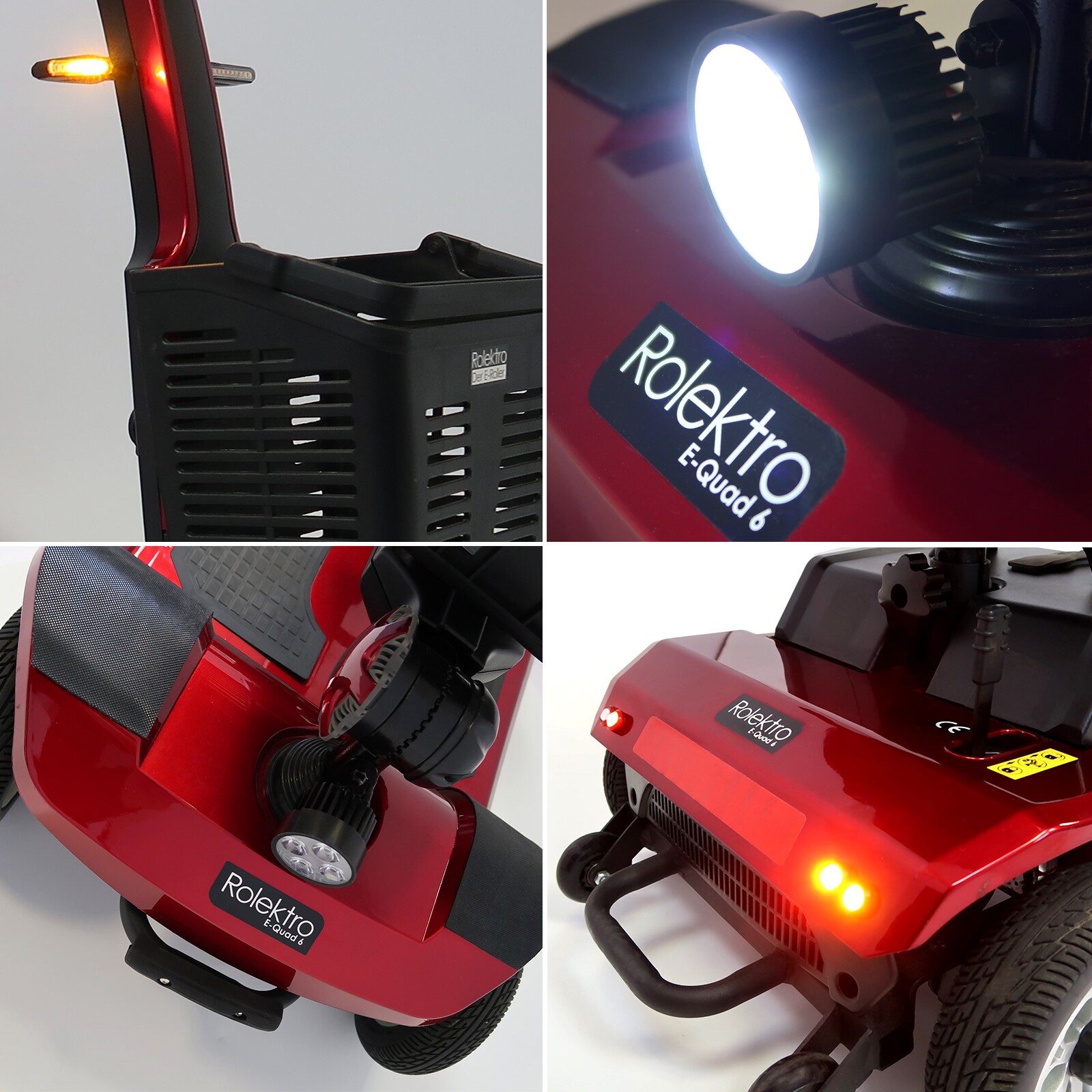 Rolektro E-Quad 6, rot