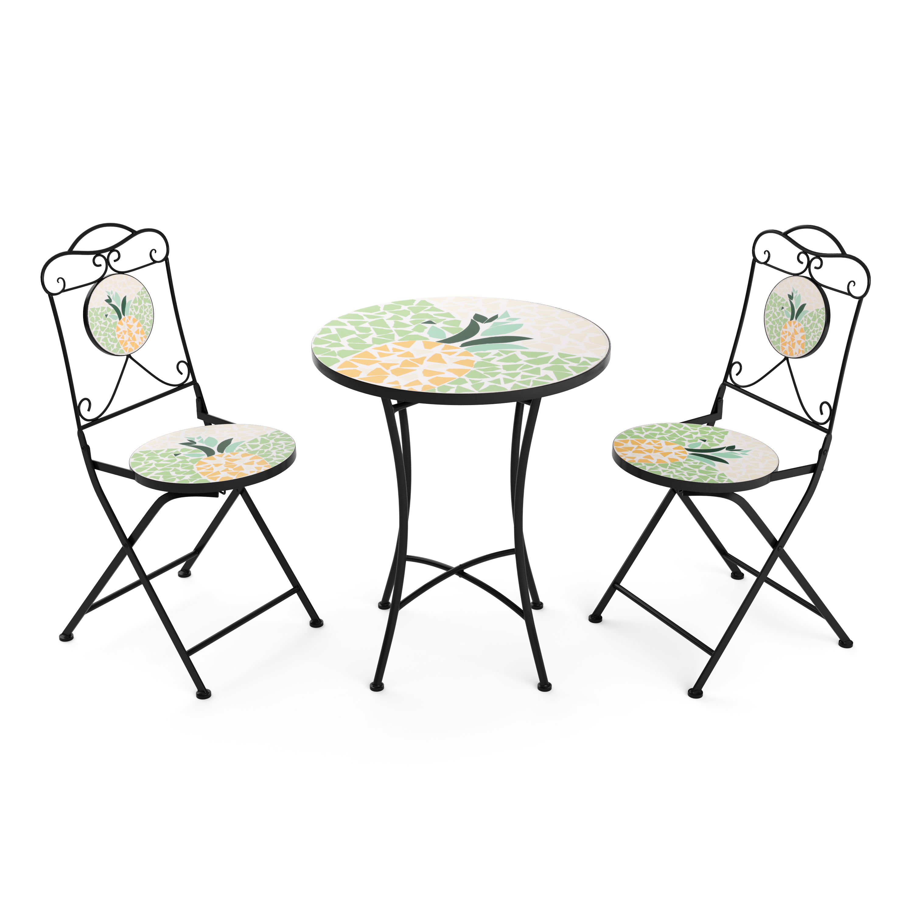 Bistroset MOSAIK 3-teilig Ananas